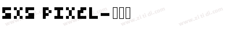 5X5 PIXEL字体转换